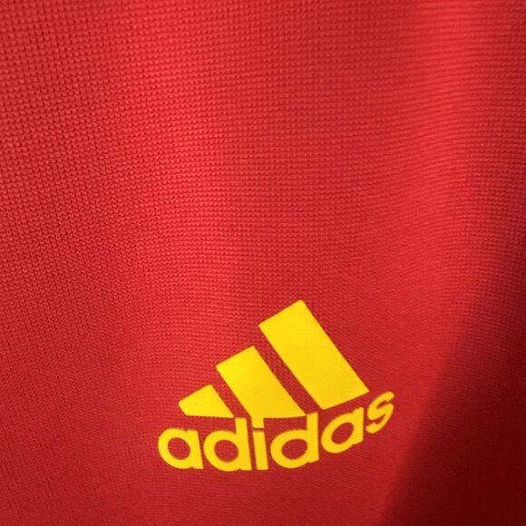 Adidas Belgium National Team Red Track Jacket L Euro Soccer CF8895 - Picture 3 of 10